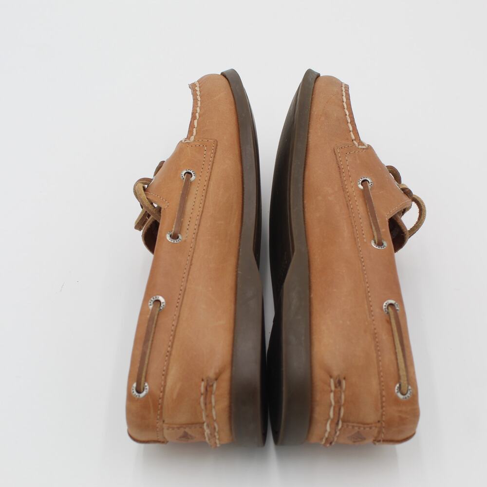 Sperry Top Sider A/O Boat Shoes Loafers Womens 10 Brown Leather Preppy Classic - Picture 6 of 8